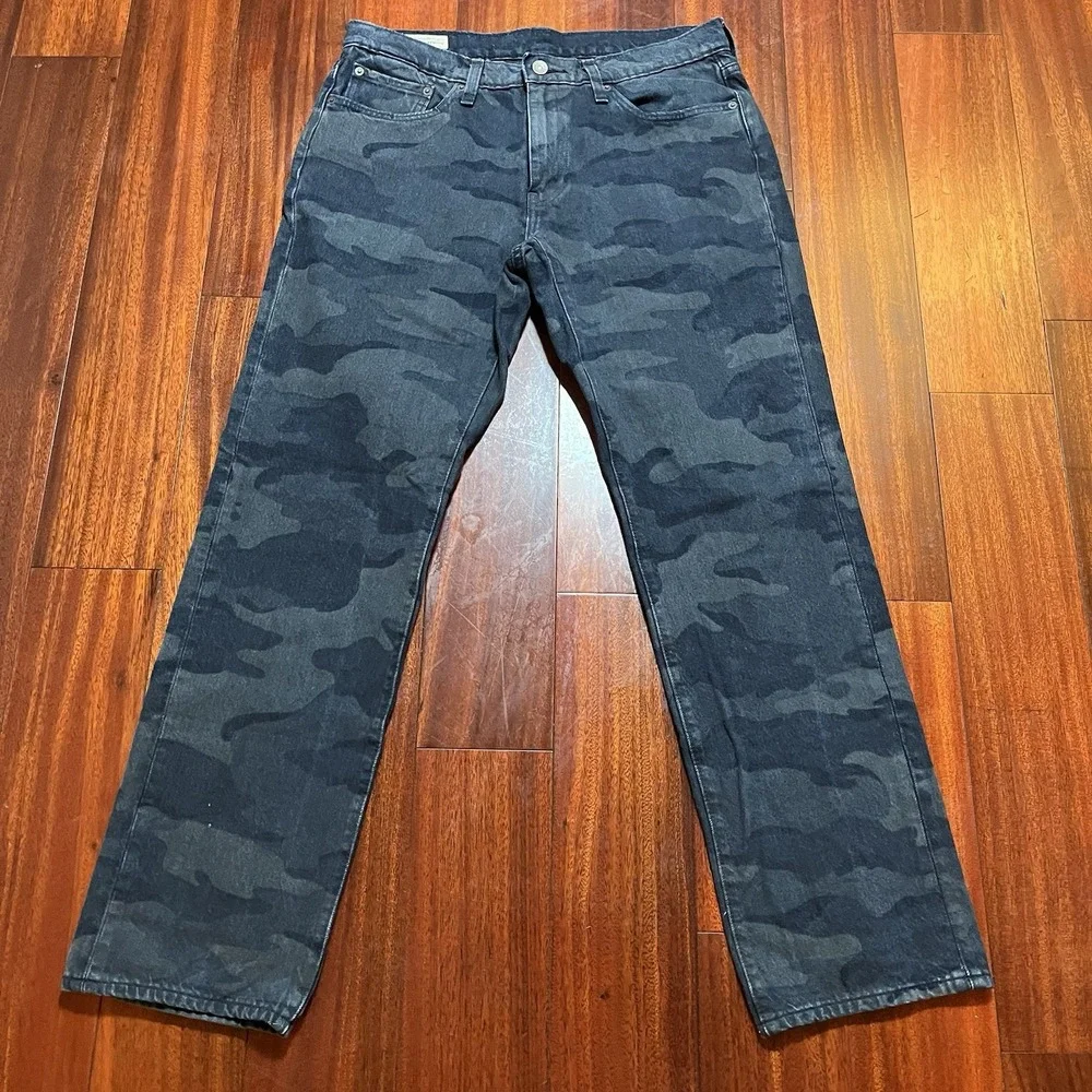 Levis Jeans Mens 32x32 511 Premium Camo Slim Fit Stretch Preppy Casual Grunge *